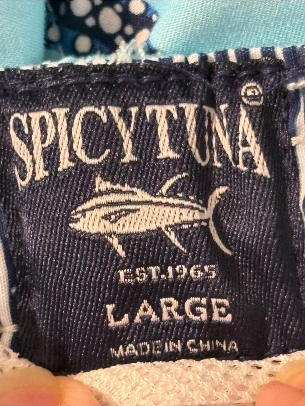 Spicy Tuna Mens Swim Trunks large blue starfish Tropical Beach Summer Casual